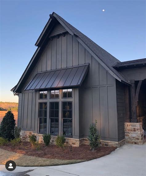 black house green metal roof|exterior paint with black roof.